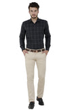 Black Checkered Formal Shirt