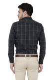 Black Checkered Formal Shirt