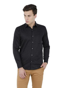 Black Printed Casual Shirt