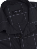 Black Checkered Formal Shirt