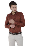 Brown Custom Print Shirt