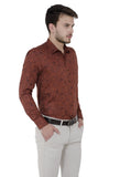 Brown Custom Print Shirt