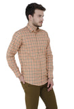 Multicolour Checkered Formal Shirt