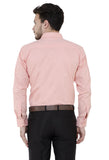 Peach Solid Formal Shirt