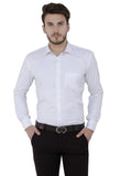 Classic White Solid Formal Shirt