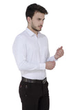 Classic White Solid Formal Shirt