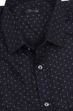 Dot Print Black Shirt