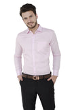 Pink Solid Formal Shirt