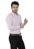 Pink Solid Formal Shirt