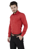 Red Solid Formal Shirt