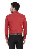 Red Solid Formal Shirt