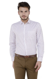 Red Stripes Formal Shirt