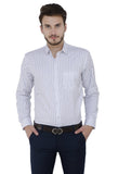 Blue Pencil Stripes Formal Shirt
