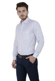 Blue Pencil Stripes Formal Shirt