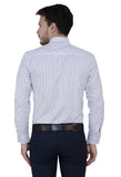 Blue Pencil Stripes Formal Shirt