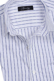 Blue Pencil Stripes Formal Shirt