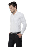 Classic White Solid Formal Shirt