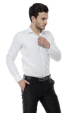 Classic White Solid Formal Shirt