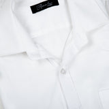 Classic White Solid Formal Shirt