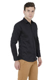 Black Printed Casual Shirt