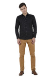 Black Printed Casual Shirt