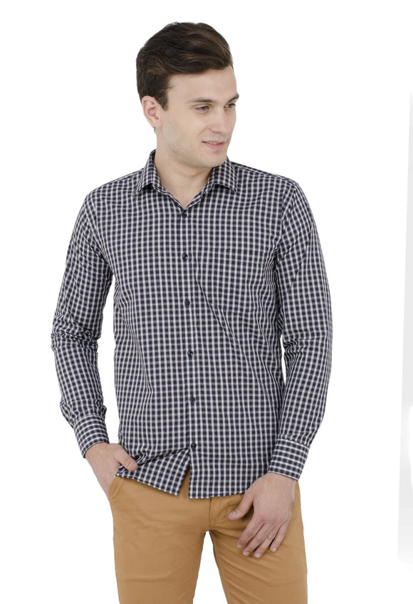 Black Check Formal Shirt