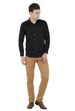 Black Printed Casual Shirt