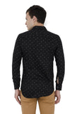 Black Printed Casual Shirt