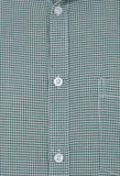 Green Woven Tailored Check Formal Shirt