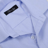 Sky Blue Tailored Check Formal Shirt