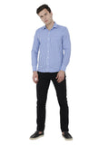 Tailored Check Blue Formal Shirt