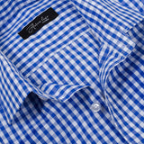 Tailored Check Blue Formal Shirt