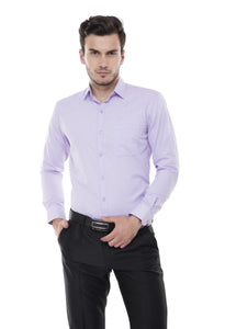 Light Purple Classic Solid Formal Shirt