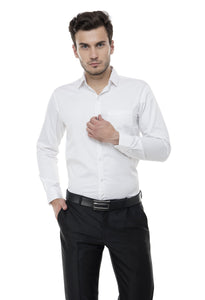 Classic Solid White Formal Shirt