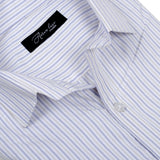 Pencil Stripe White Formal Shirt