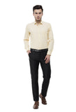 Classic Solid Yellow Formal Shirt