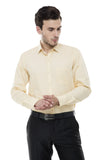 Classic Solid Yellow Formal Shirt