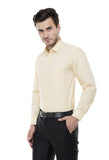 Classic Solid Yellow Formal Shirt