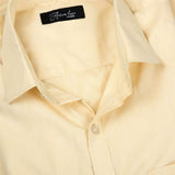 Classic Solid Yellow Formal Shirt