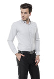 White And Black Checkered Formal Shirt