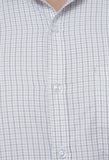 White And Black Checkered Formal Shirt