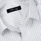 White And Black Checkered Formal Shirt