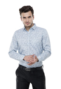 Custom Printed Formal Shirt White