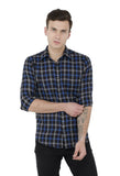 Black Erode Checked Casual Shirt