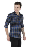 Black Erode Checked Casual Shirt