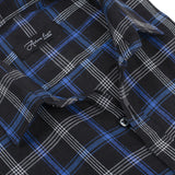 Black Erode Checked Casual Shirt