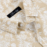 Beige Printed Casual Shirt