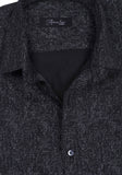 Black Printed Formal Shirt