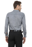 Grey-Black Custom Printed Shirt