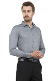 Grey-Black Custom Printed Shirt